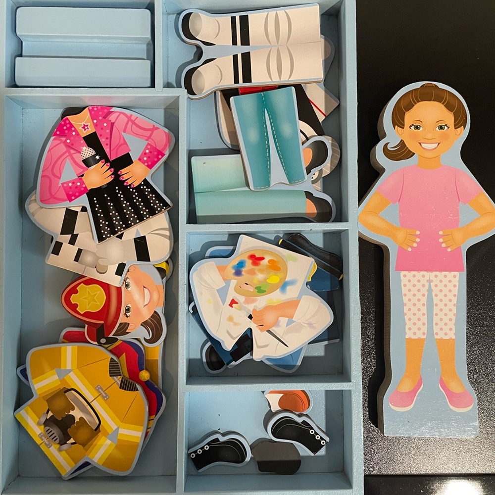 Dress-Up Professions Wooden Doll Set by Melissa & Doug